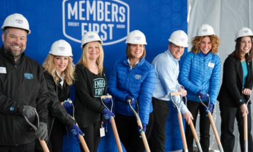 Members First breaks ground at Bay City branch.